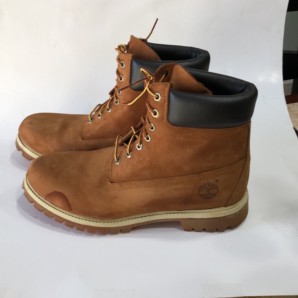 Timberland Waterproof Leather Men’s Boots Sz 11 - Picture 5 of 16